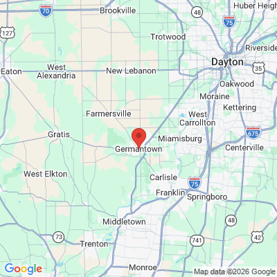 Map to  office in Germantown, OH