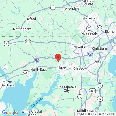 Map to  office in Elkton, MD