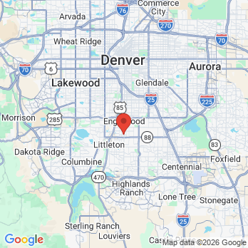 Map to Tri-County Health Department office in Englewood, CO