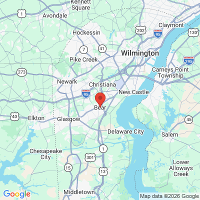 Map to  office in Bear, DE