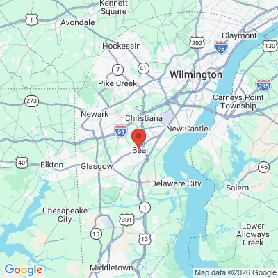 Map to  office in Bear, DE