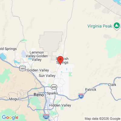 Map to  office in Spanish Springs, NV