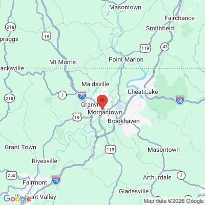 Map to  office in Morgantown, WV