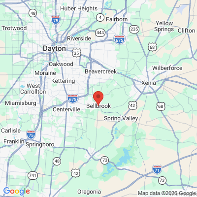 Map to  office in Bellbrook, OH