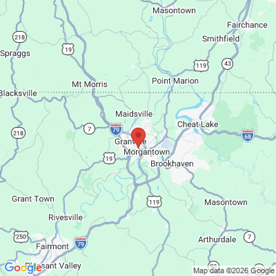 Map to  office in Morgantown, WV