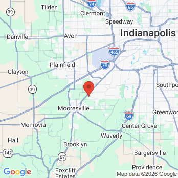 Map to Dental Wellness of Camby office in Guilford Township, IN