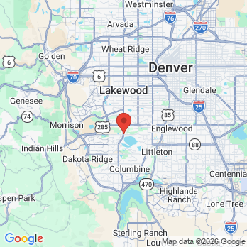 Map to Colorado BioDental and Esthetics office in Littleton, CO