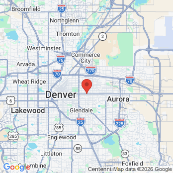 Map to Woody Dental office in Denver, CO