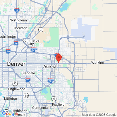 Map to  office in Aurora, CO