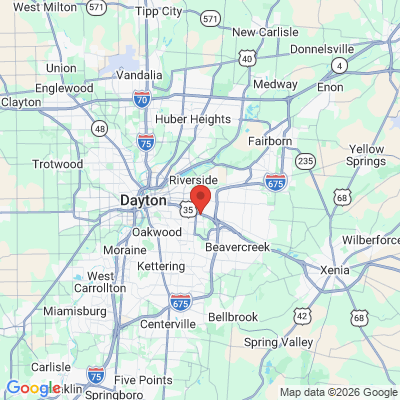 Map to  office in Dayton, OH