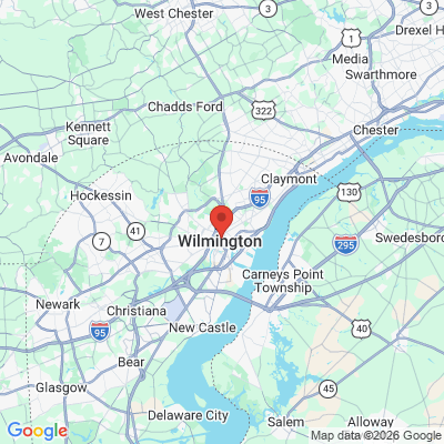 Map to  office in Wilmington, DE
