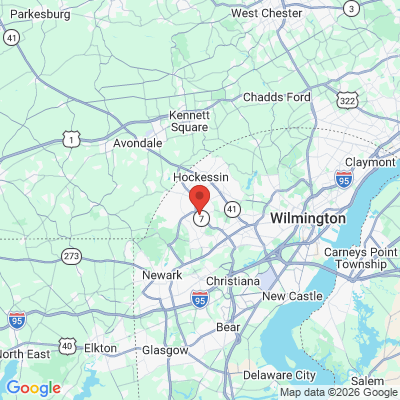 Map to  office in Wilmington, DE