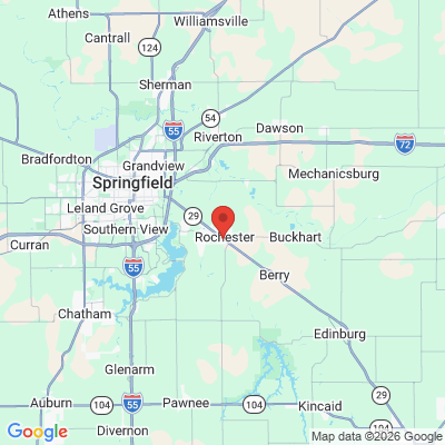 Map to  office in Rochester, IL