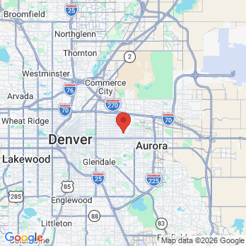 Map to Steele Dentistry office in Denver, CO
