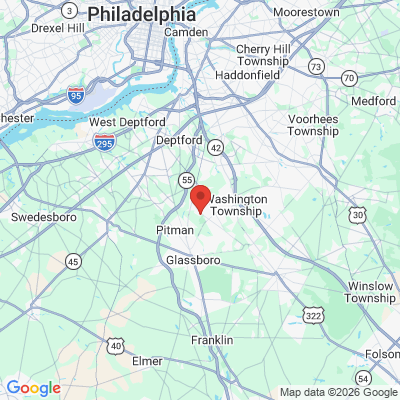 Map to  office in Sewell, NJ