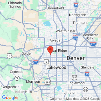 Map to Peak OMS office in Lakewood, CO