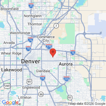 Map to Bluebird Endodontics office in Denver, CO