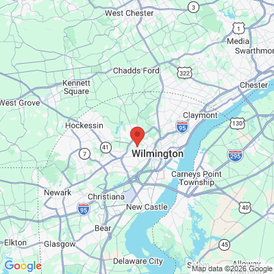 Map to  office in Wilmington, DE