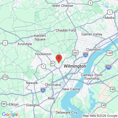 Map to  office in Wilmington, DE
