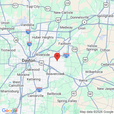 Map to  office in Beavercreek, OH