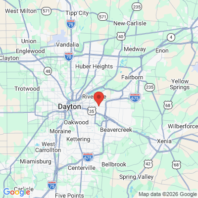 Map to  office in Dayton, OH