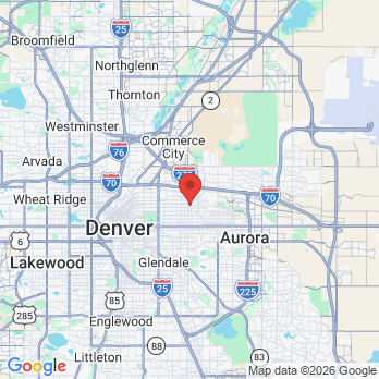 Map to A Wild Smile office in Denver, CO