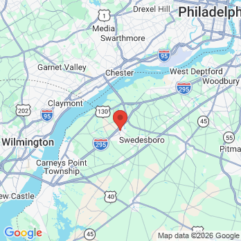 Map to Dr. Max R. Pitel, DMD office in Logan Township, NJ