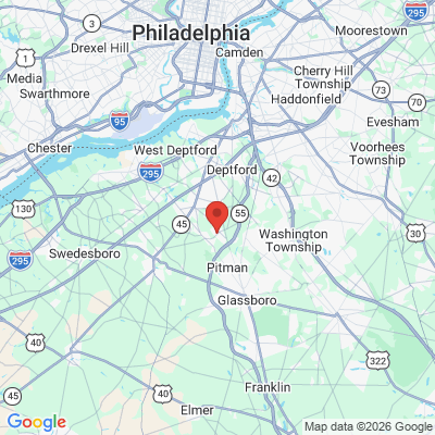 Map to  office in Sewell, NJ