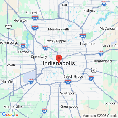 Map to  office in Indianapolis, IN