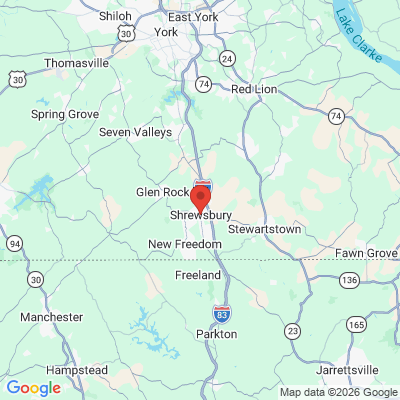 Map to  office in Shrewsbury, PA