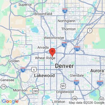 Map to Comfort Dental Denver office in Denver, CO