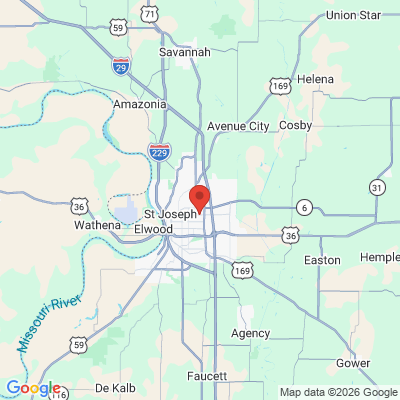Map to  office in Saint Joseph, MO