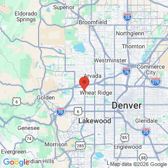 Map to ProSmile office in Wheat Ridge, CO