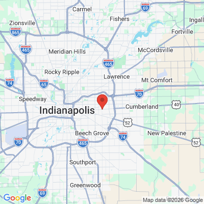 Map to  office in Indianapolis, IN