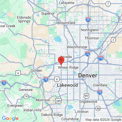Map to  office in Wheat Ridge, CO
