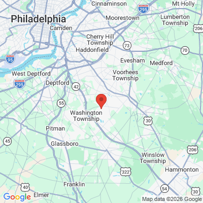 Map to  office in Sicklerville, NJ