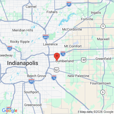 Map to  office in Indianapolis, IN