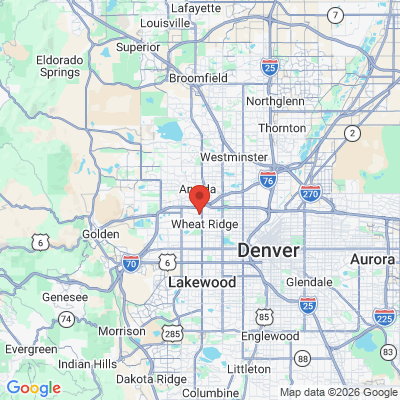 Map to  office in Wheat Ridge, CO