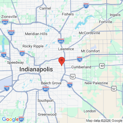 Map to  office in Indianapolis, IN