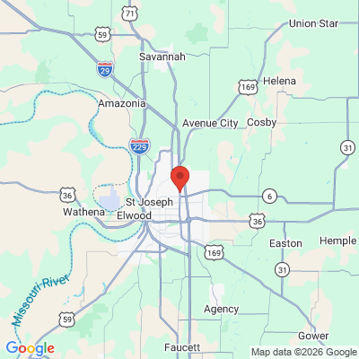 Map to  office in Saint Joseph, MO