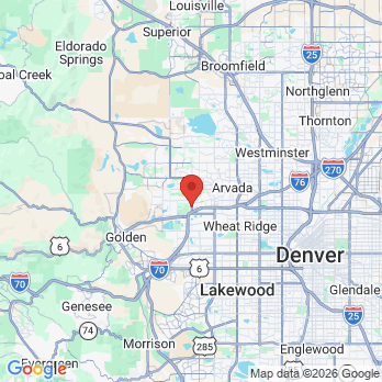 Map to Veneers Denver  office in Wheat Ridge, CO