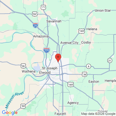 Map to  office in Saint Joseph, MO