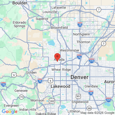 Map to  office in Arvada, CO