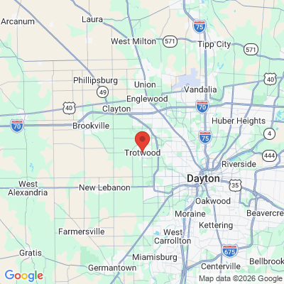 Map to  office in Trotwood, OH
