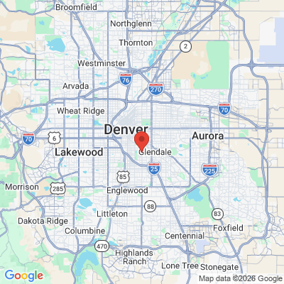 Map to  office in Denver, CO