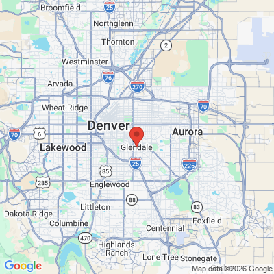 Map to  office in Glendale, CO