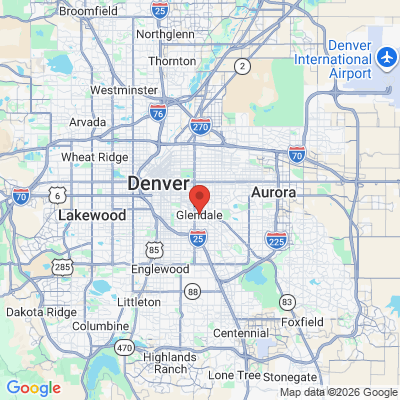 Map to  office in Glendale, CO