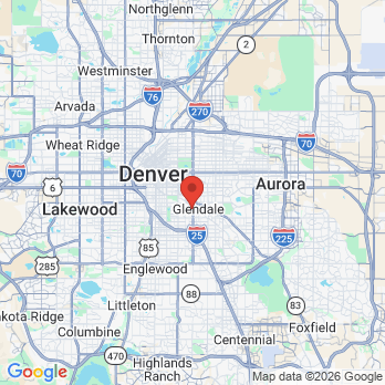 Map to Jane Yang DDS office in Denver, CO