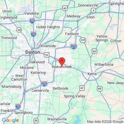 Map to  office in Beavercreek, OH