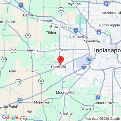 Map to  office in Plainfield, IN
